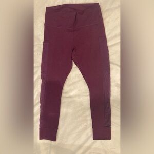 Fabletics Maroon Capri Legging